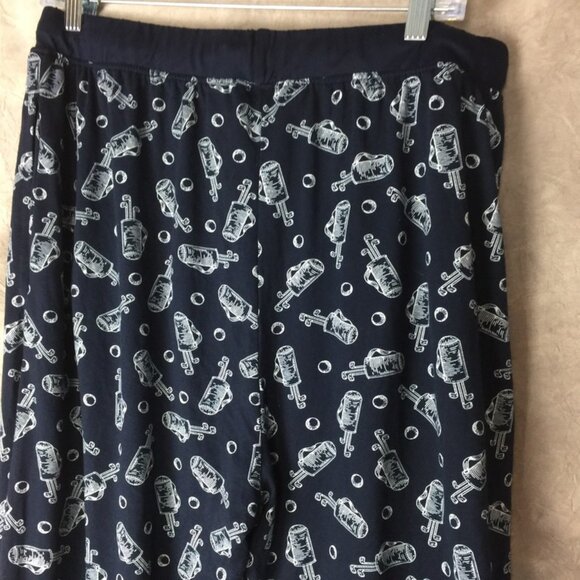 Mens Large Golf Pajamas Lounge Pants Night Zone Pajama Pants Like New - Picture 13 of 13